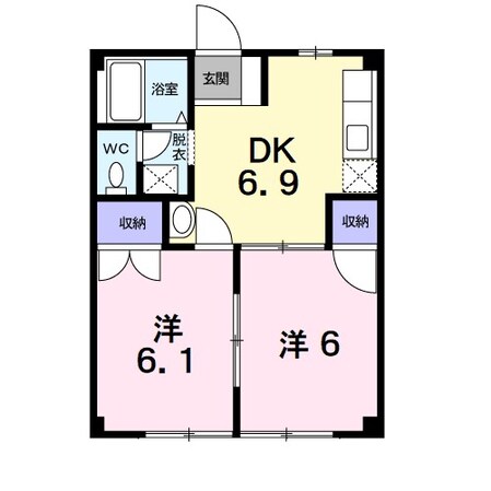 第二常磐荘の物件間取画像